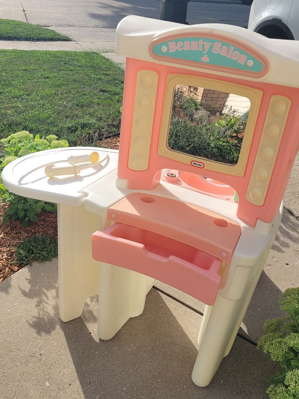 Vtg 90s Little Tikes Kids Beauty Salon And Chair
